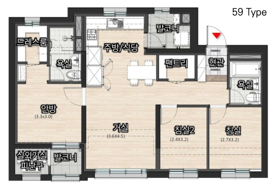 일산역더넥스트 평형대